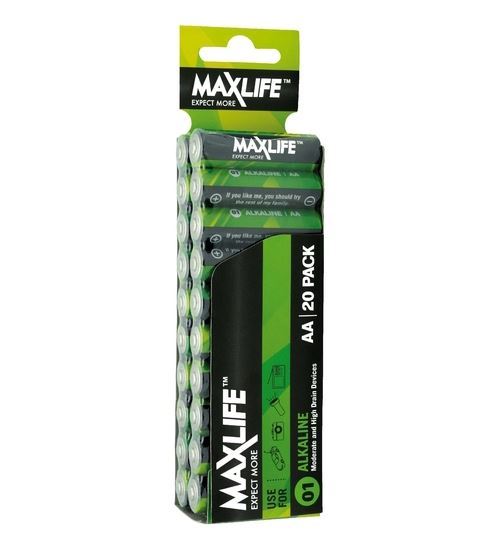 Maxlife AA Battery 20Pack